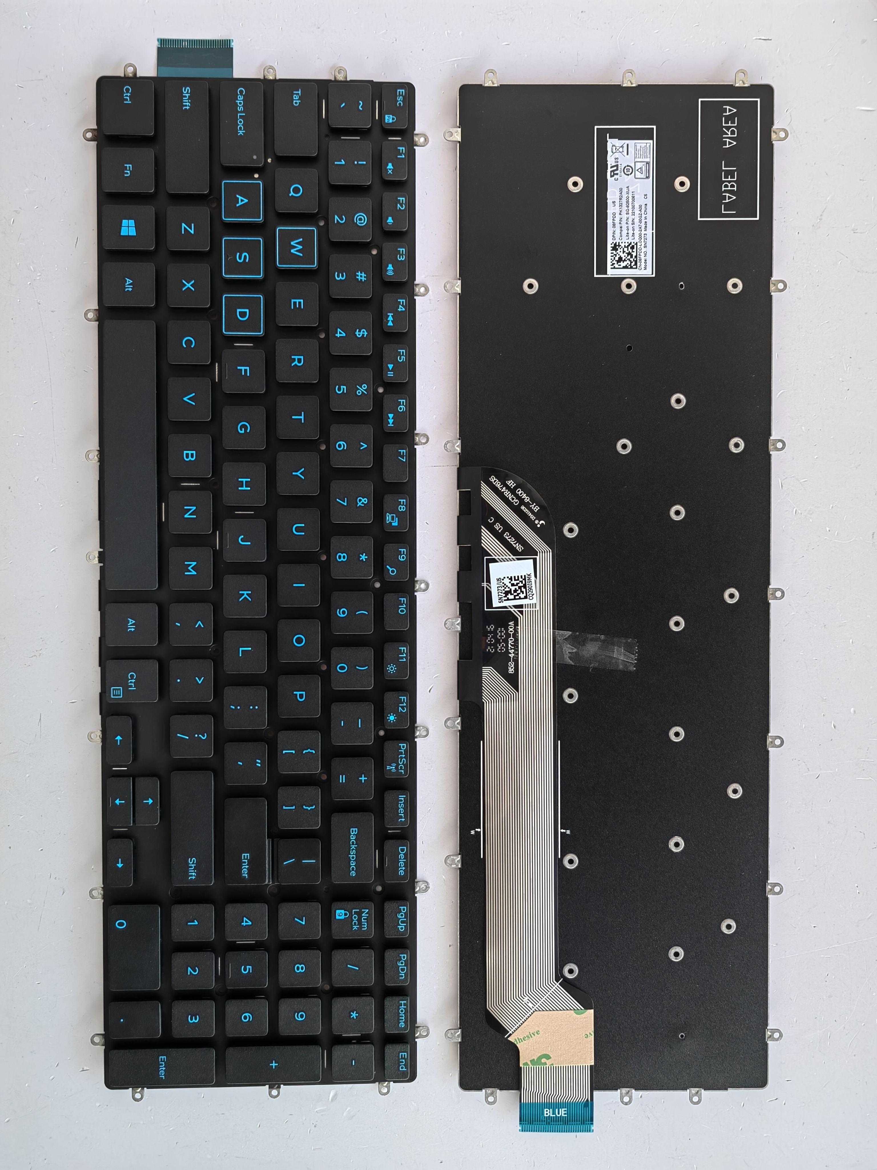 Picture of New Replacement Laptop Keyboard For DELL 7566 BLACK (OEM) US Layout